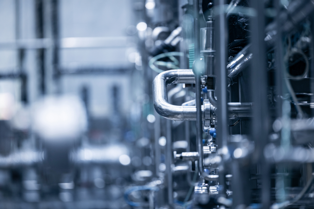 Image of brewery piping