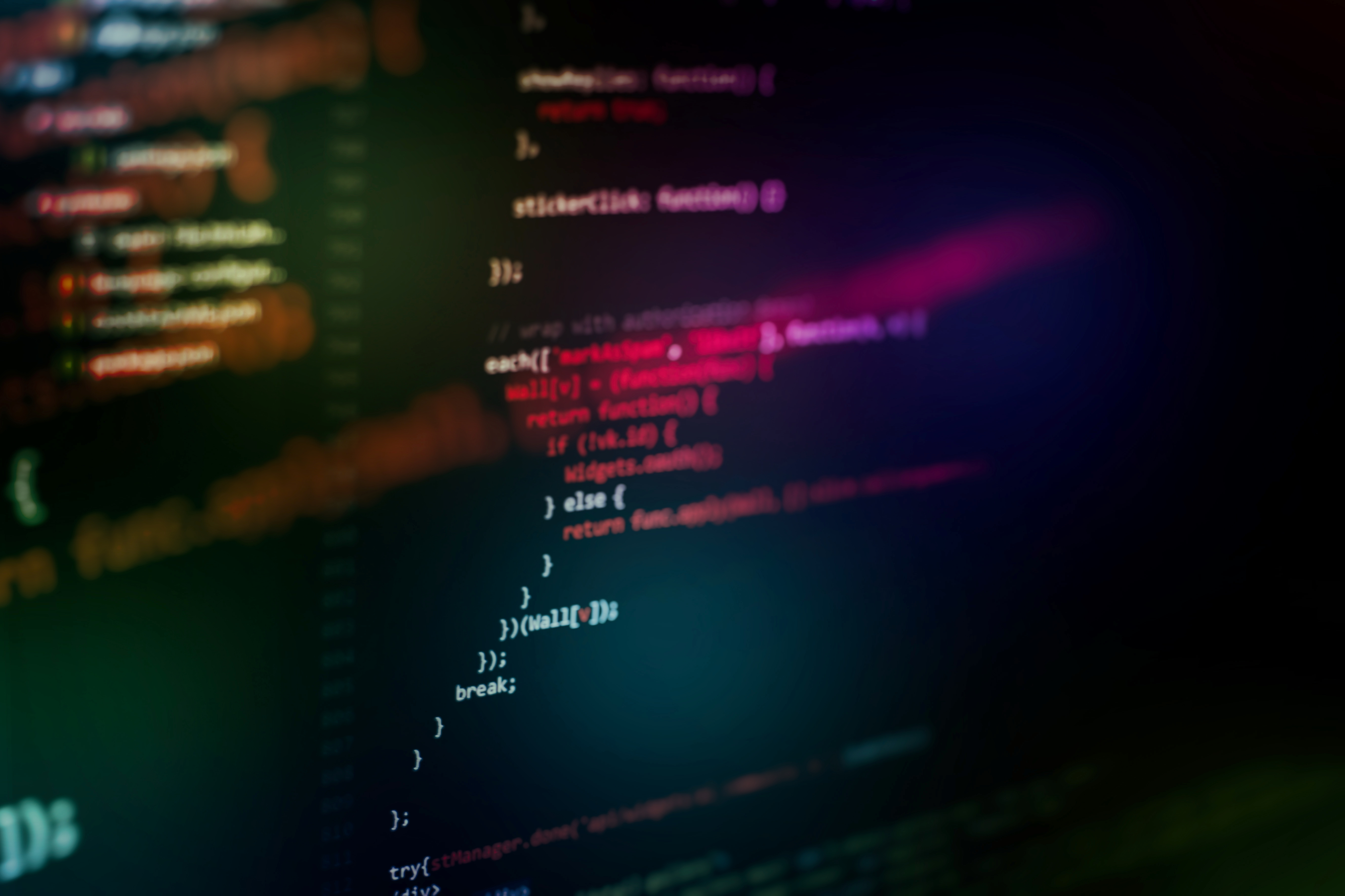 Image of software code on a screen